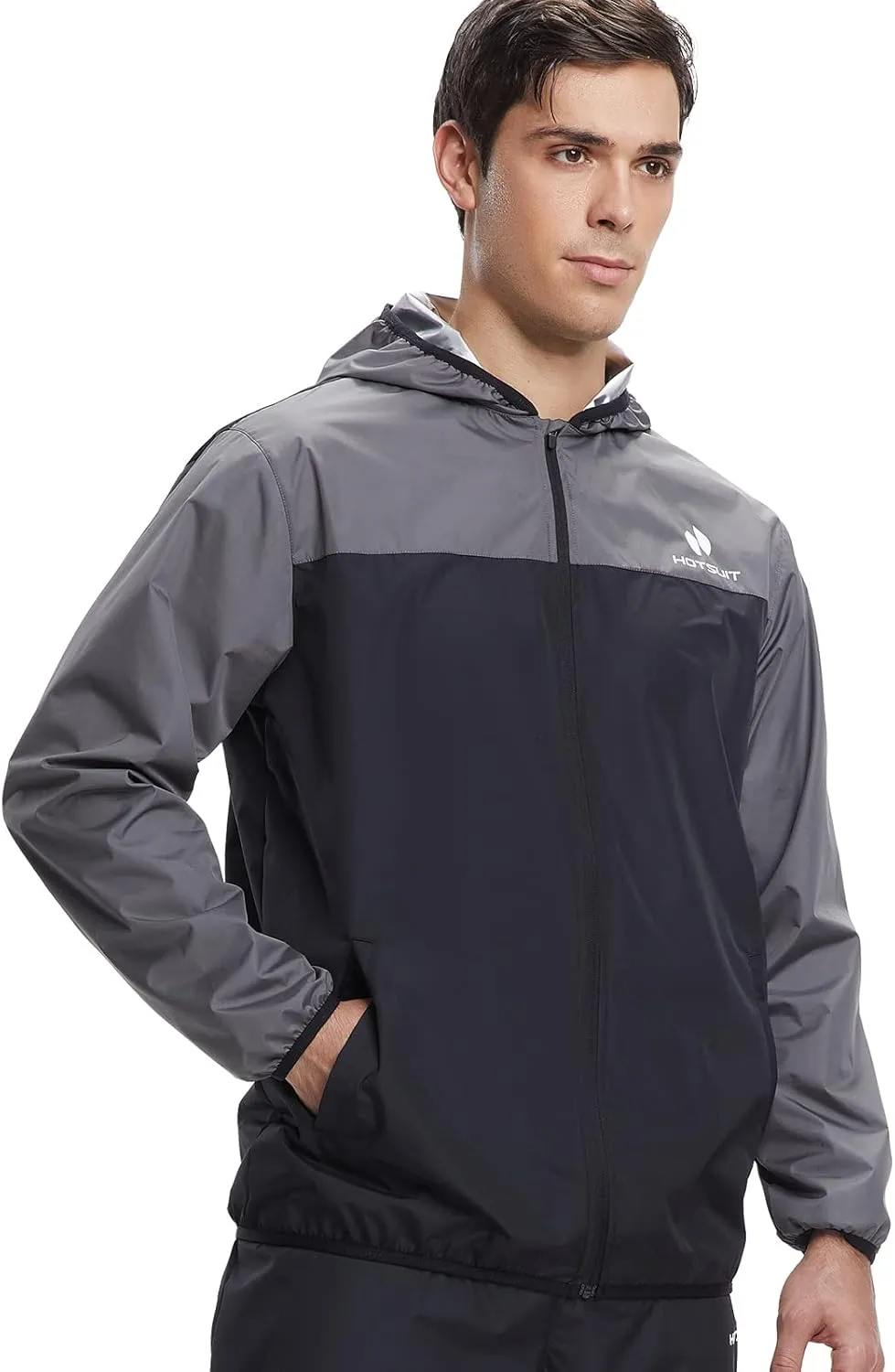 HOTSUIT Sauna Suit for Men Sweat Suits Gym Workout Exercise Sauna Jacket Pant Full Body