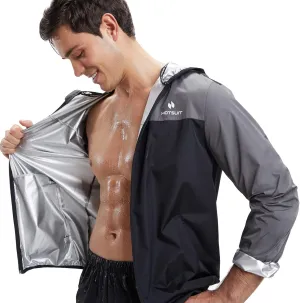 HOTSUIT Sauna Suit for Men Sweat Suits Gym Workout Exercise Sauna Jacket Pant Full Body
