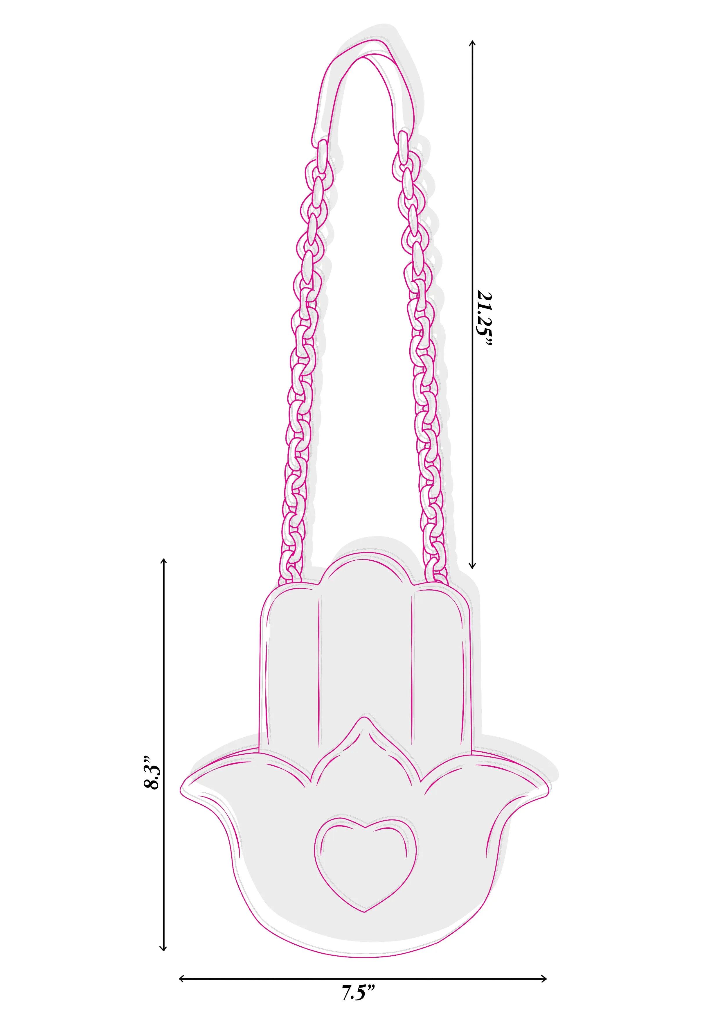Humsa Hand clutch