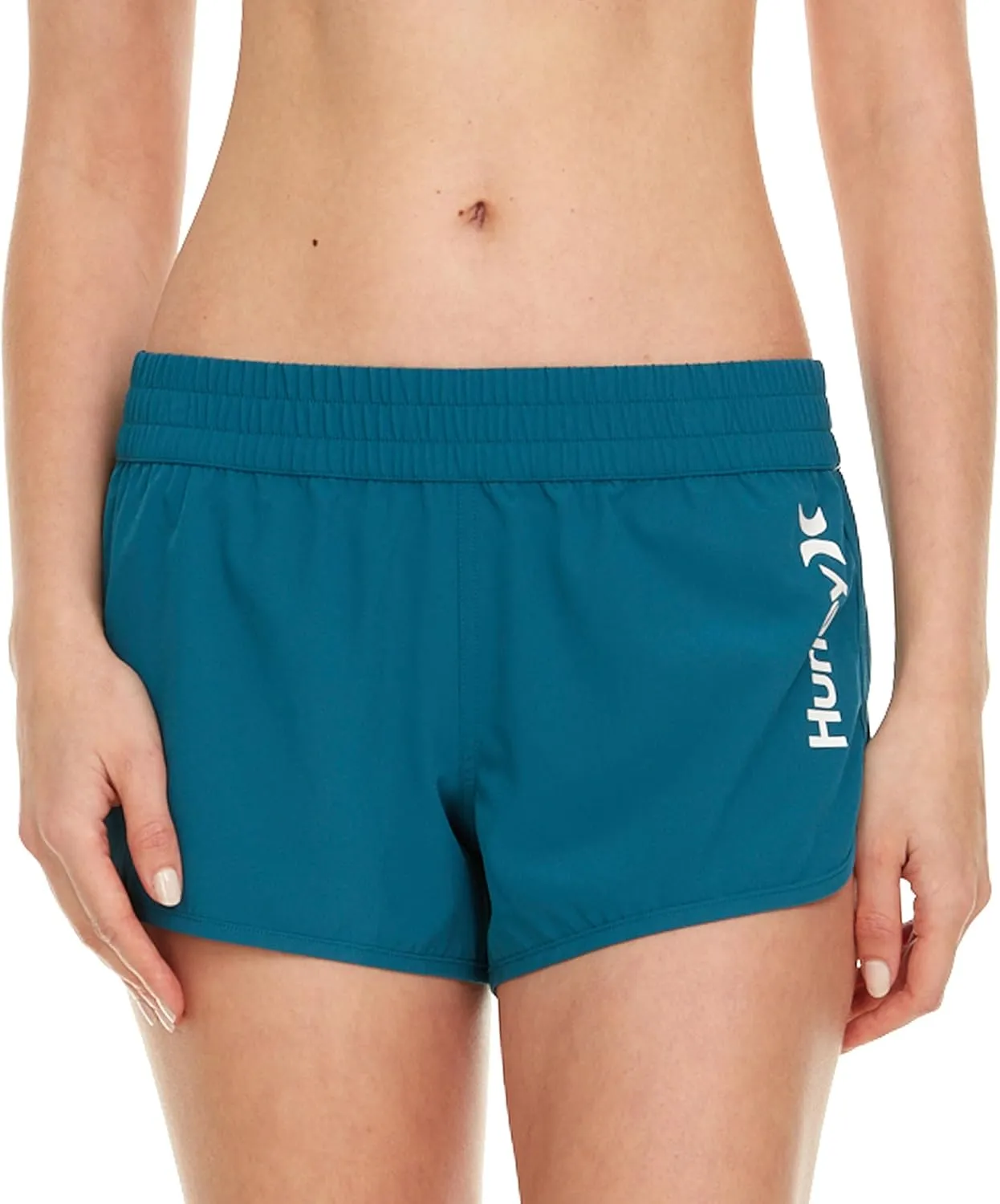 Hurley 3"/5" Swim Board Shorts for Women, Swim Shorts Women, Swimming Bottoms with Pockets
