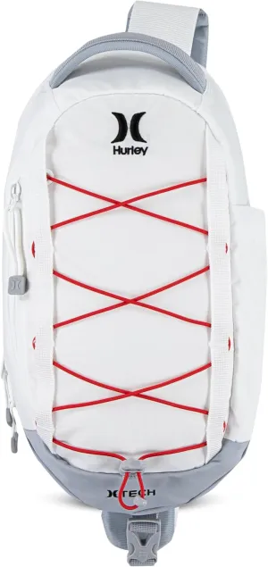 Hurley Men's Crossbody Sling Bag, White, One Size
