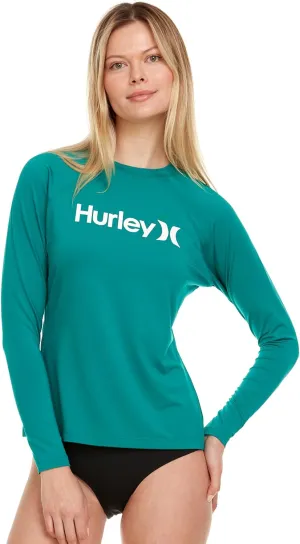Hurley Rash Guard for Women, Womens Rash Guard Long Sleeve Shirts