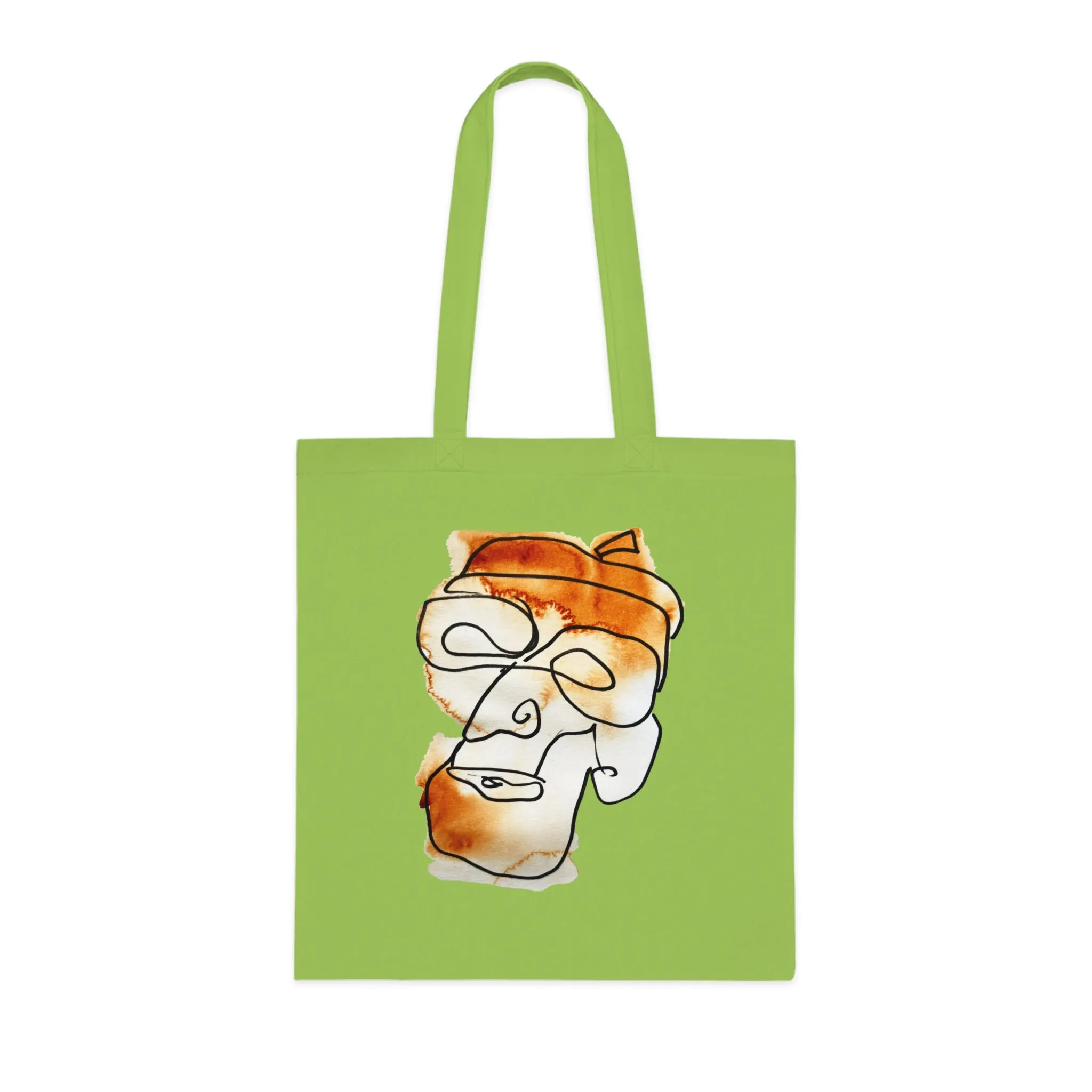 In the Future - Versatile 100% Cotton Tote: Vibrant Colors, Light & Practical