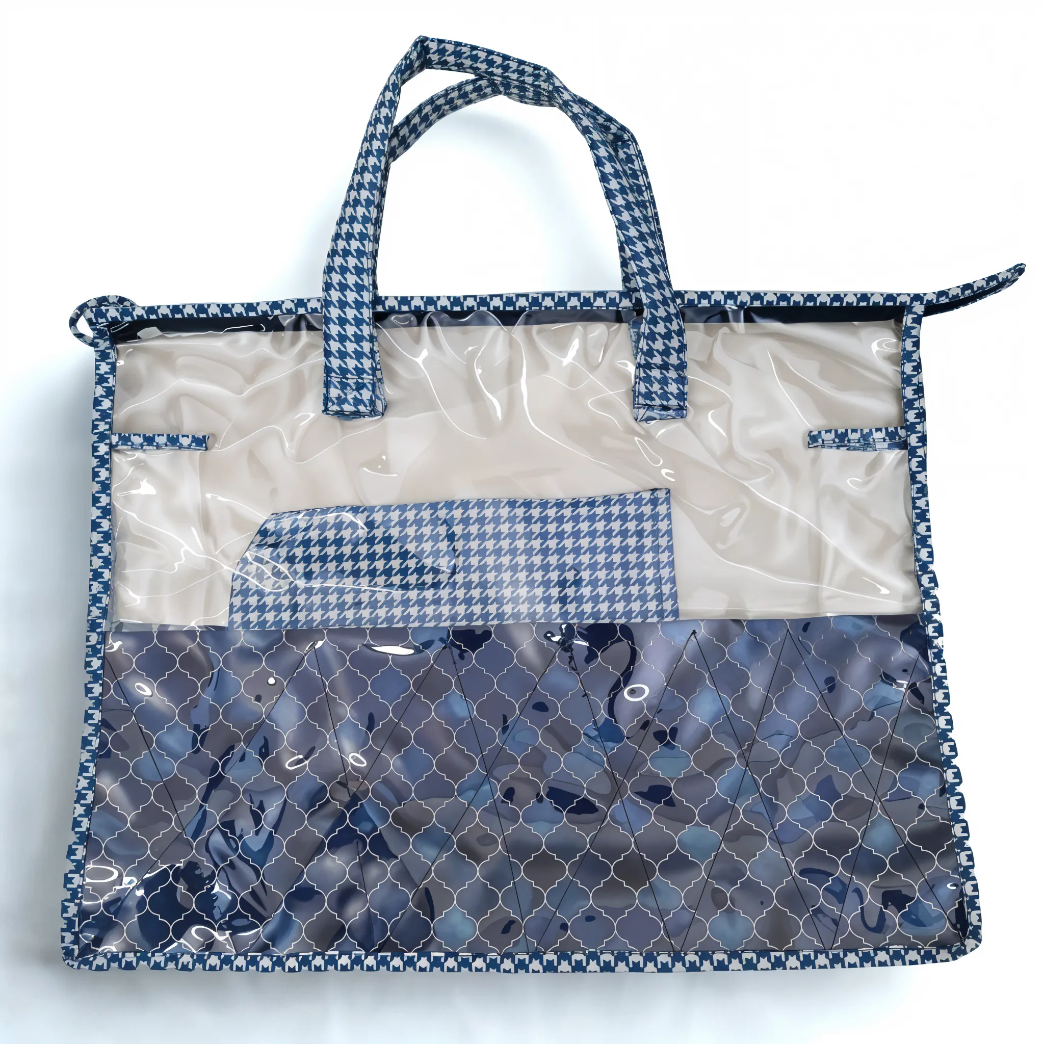 INDIGO MOSAIC PRINT Swimming Bag