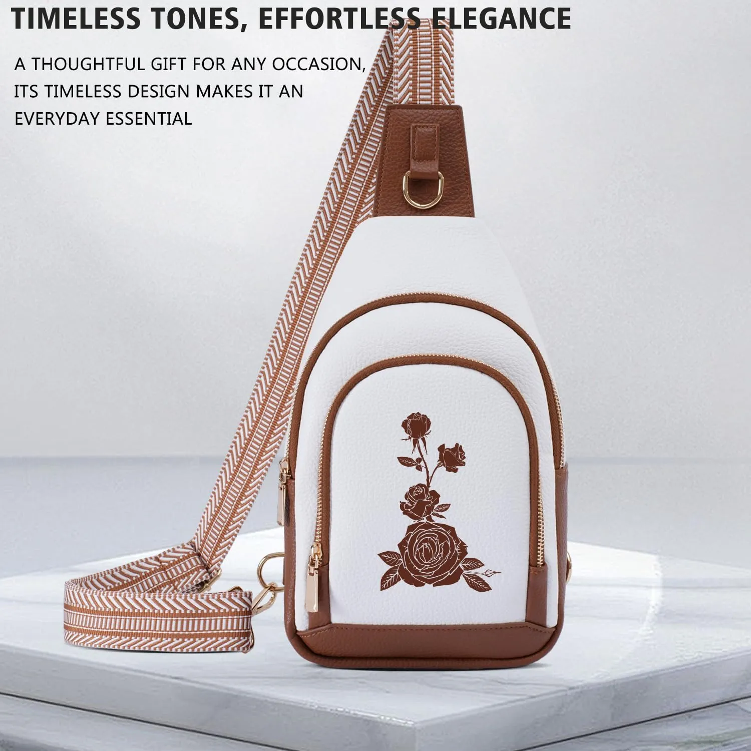 Initial Women Crossbody Bag Sling Shoulder Purse Cross Body Auntie Titi Future Mrs Son Boy Husband Groom Romantic Shower Engagement Member Asthetic Police Girlfriend Master Pastor Social Worker Bonus
