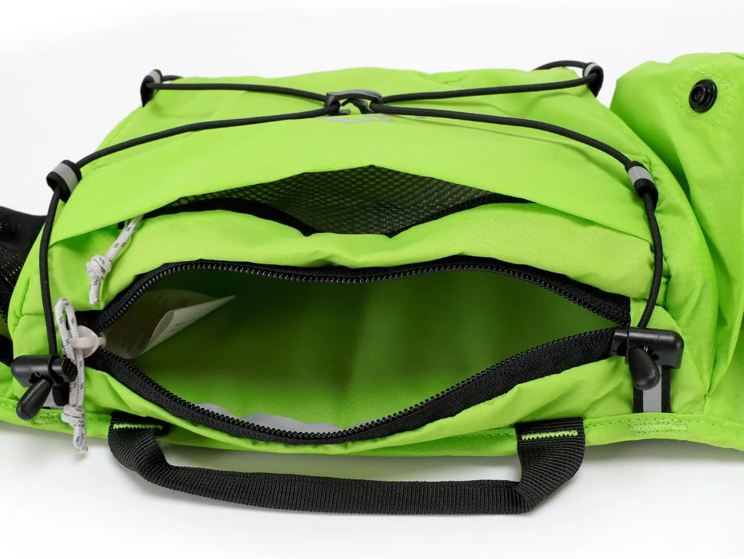 INOXTO Slim Running Belt Fanny Pack for Women and Men Sports Waist Bag Pack for Running Walking Cycling Hiking Reflective Running Pouch Belt for All Phones(Green)