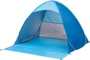 Instant Tent Canopy Pop up Design Automatic Folding Sun Shelter for Beach and Camping