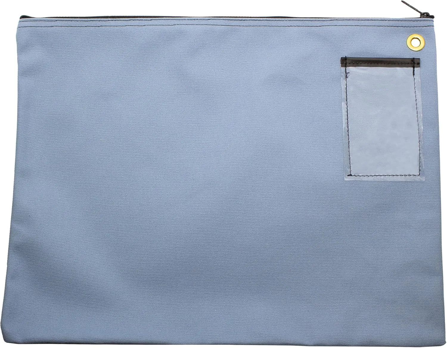 Interoffice Canvas Mailbag, Transit Envelope, Mailer Pouch, 18 x 14 inch (Gray Blue)