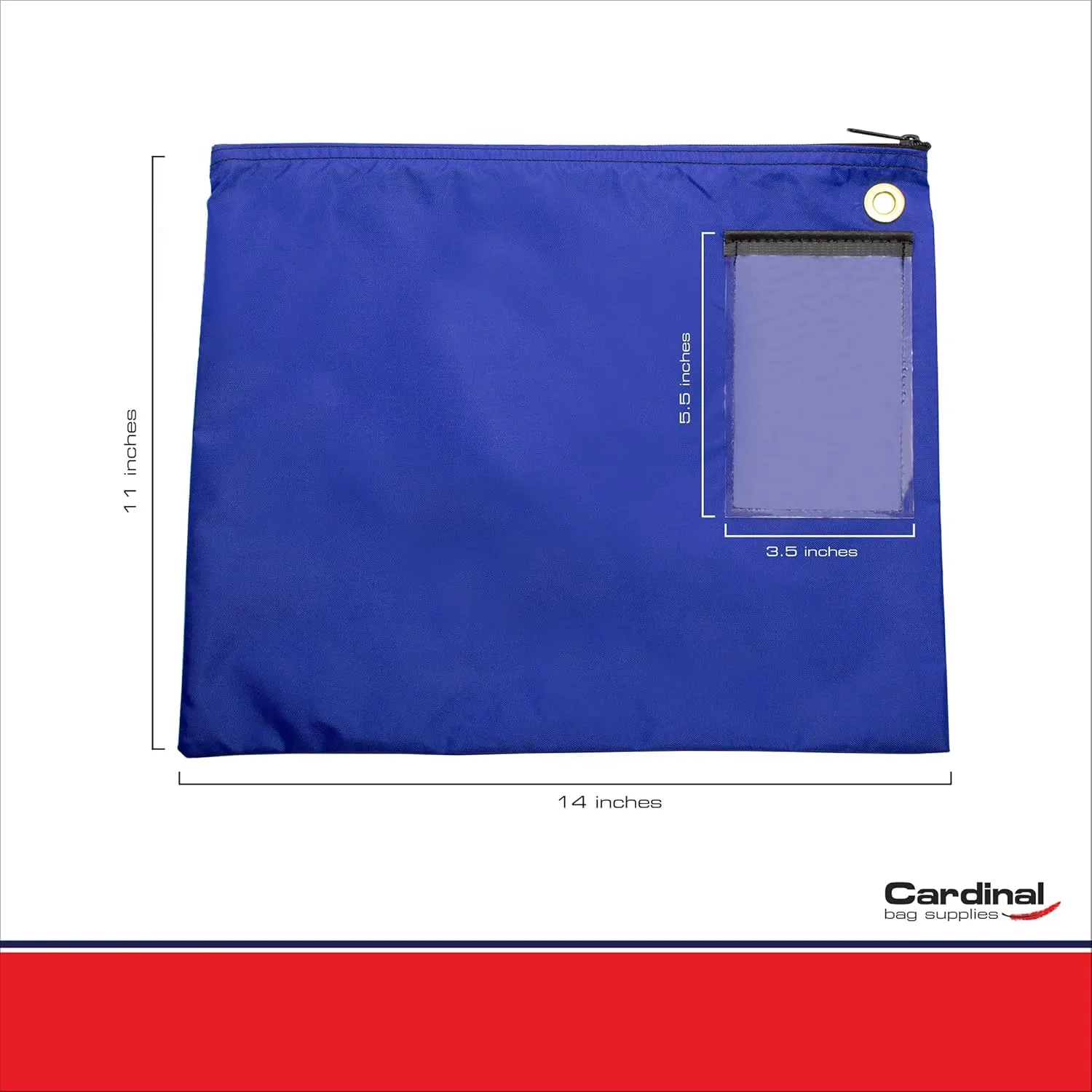 Interoffice Transit Mailbag, 14x11 (Royal Blue)