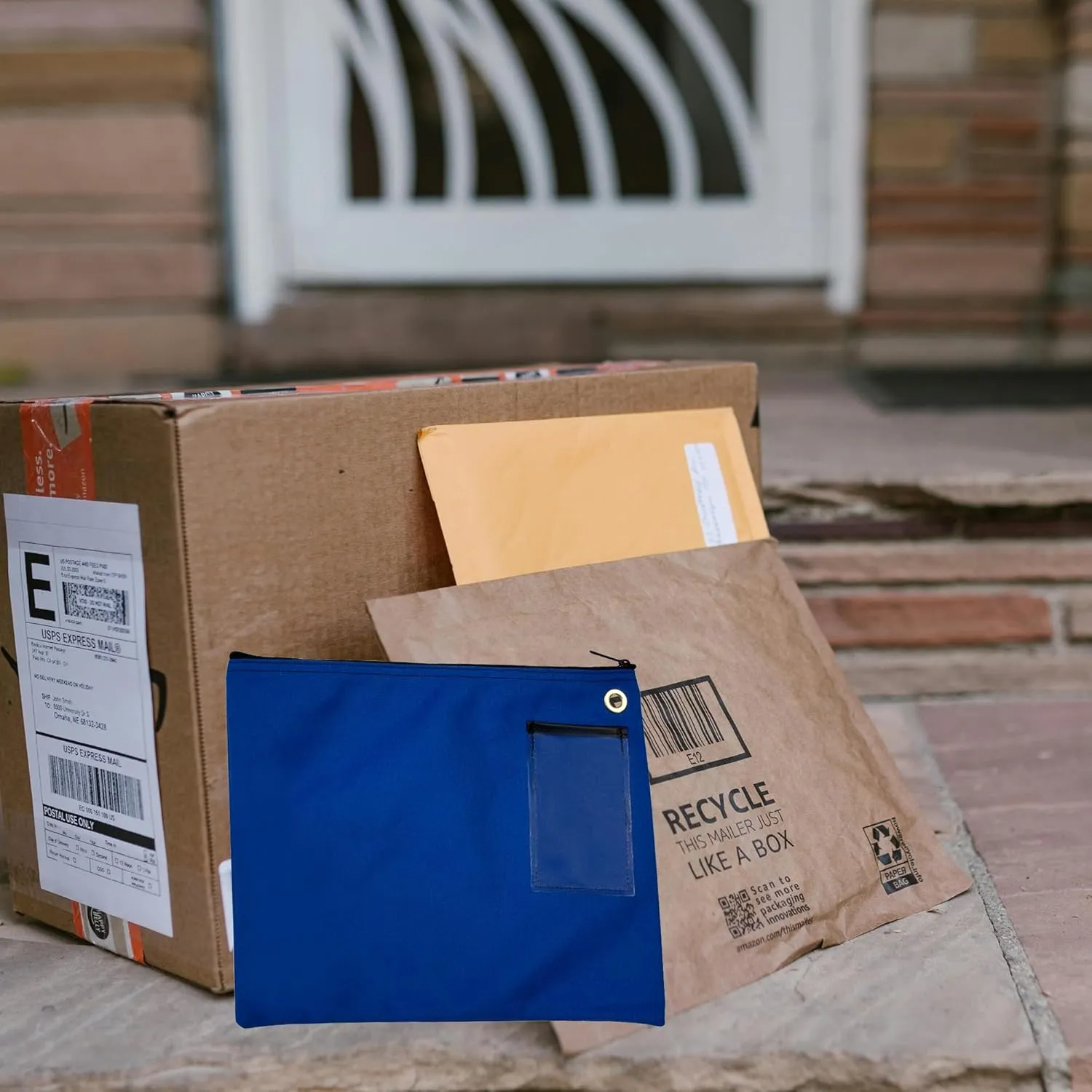 Interoffice Transit Mailbag, 14x11 (Royal Blue)