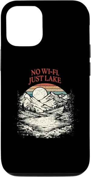 iPhone 13 No WiFi Just Lake Traveler Camping Exploration Camper Case