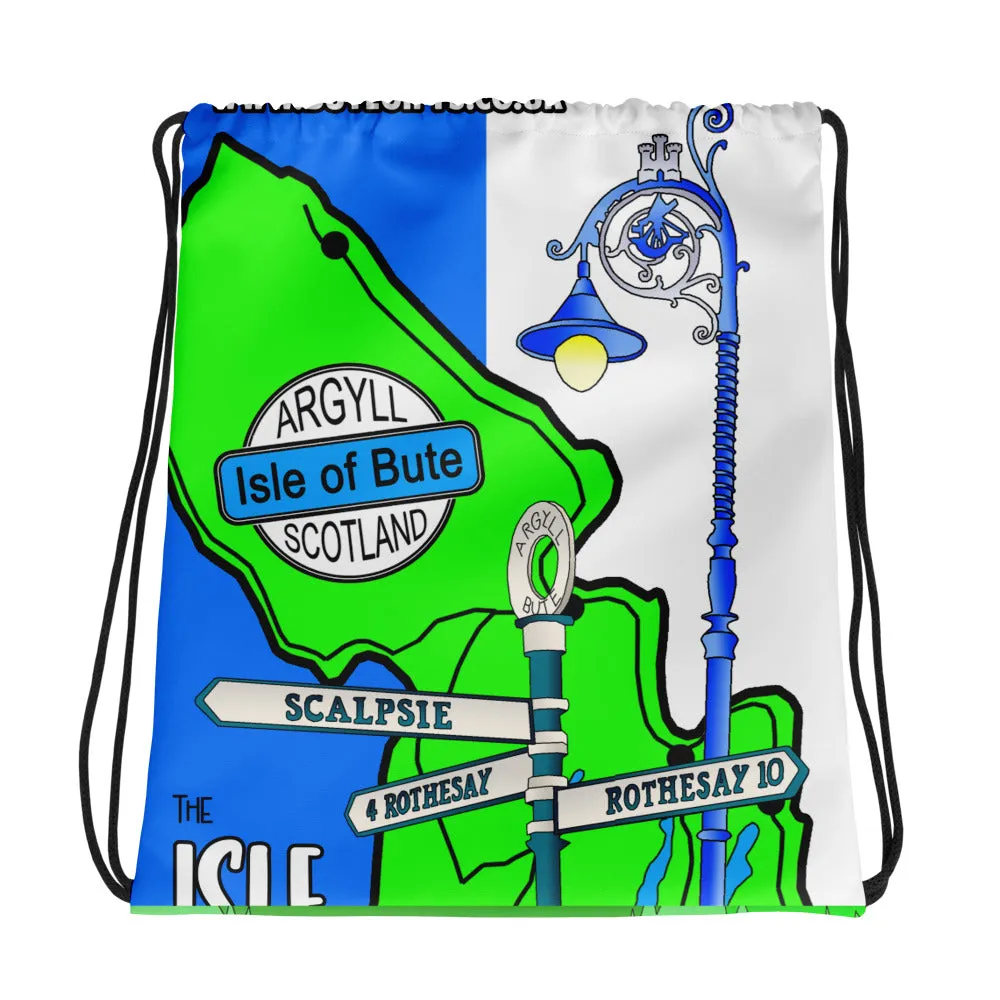 Isle of Bute Drawstring bag #11 - FREE p&p Worldwide