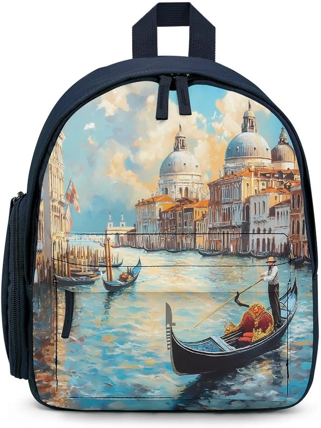 Italian Architecture Venice Travel Backpack Water Resistant Luggage Daypack Business Weekender Bag for Men Women