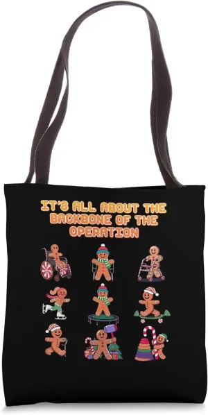 Its All About the Backbone of the Operation Chiropractor Tote Bag