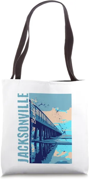 Jacksonville Beach Jax Souvenirs Florida Tote Bag