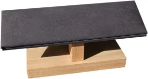 Jewelry Display Rack Velvet Wooden Jewelry Rack Bracelet Watch Stand Display Props Shopping Mall Counter Jewelry Display Organizers Jewelry Display Stand(Gris)