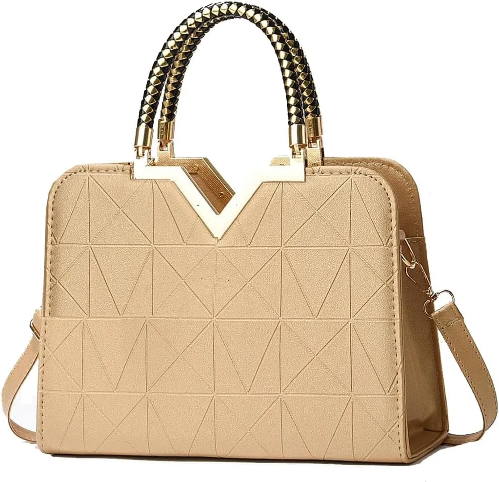 JHVYF Purses for Women Fashion Handbag Ladies Satchel Bags PU Leather Top Handle Shoulder Tote Bags