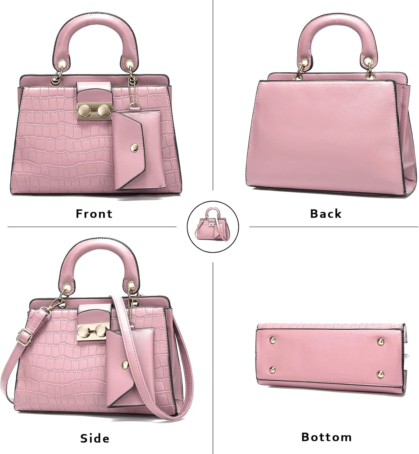 JHVYF Women classics Top Handle Handbag Crossbody Casual Purse Satchel Tote