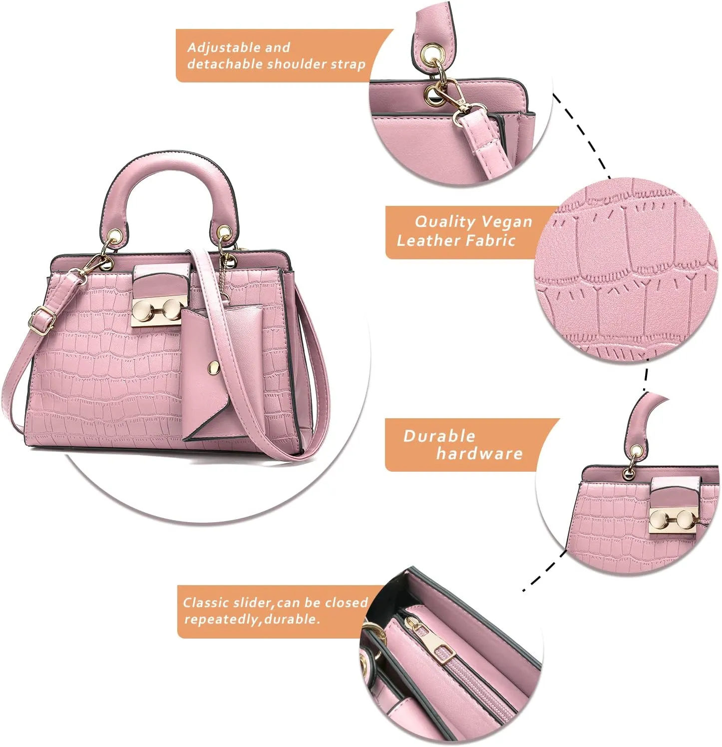 JHVYF Women classics Top Handle Handbag Crossbody Casual Purse Satchel Tote
