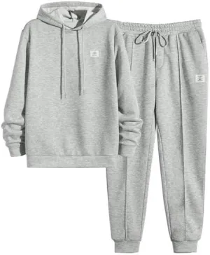 JMIERR Men's 2 Piece Outfits Hoodie Sweatshirt Tracksuit & Joggers Sweatpants Sweatsuit Set