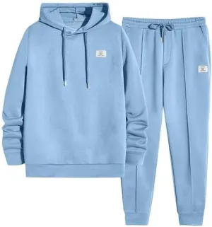 JMIERR Men's 2 Piece Outfits Hoodie Sweatshirt Tracksuit & Joggers Sweatpants Sweatsuit Set