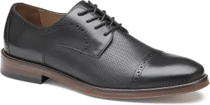 Johnston & Murphy Men's Sutton Embossed Cap Toe Shoe
