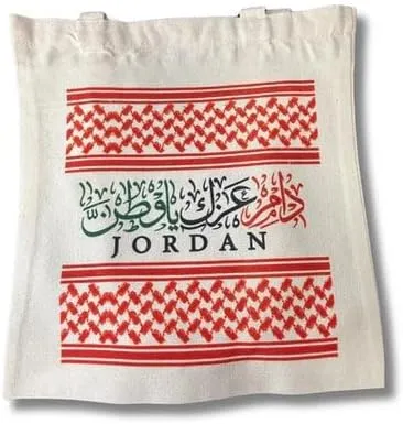 Jordan with Kuffiyeh Design Bag - Premium Palestinian Style & Practicality