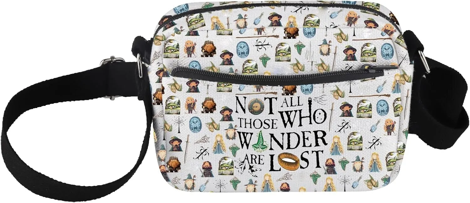 JYTAPP Lord Movie Rings Movie Lover Gifts Crossbody Bag Movie Fans Stuff Gifts