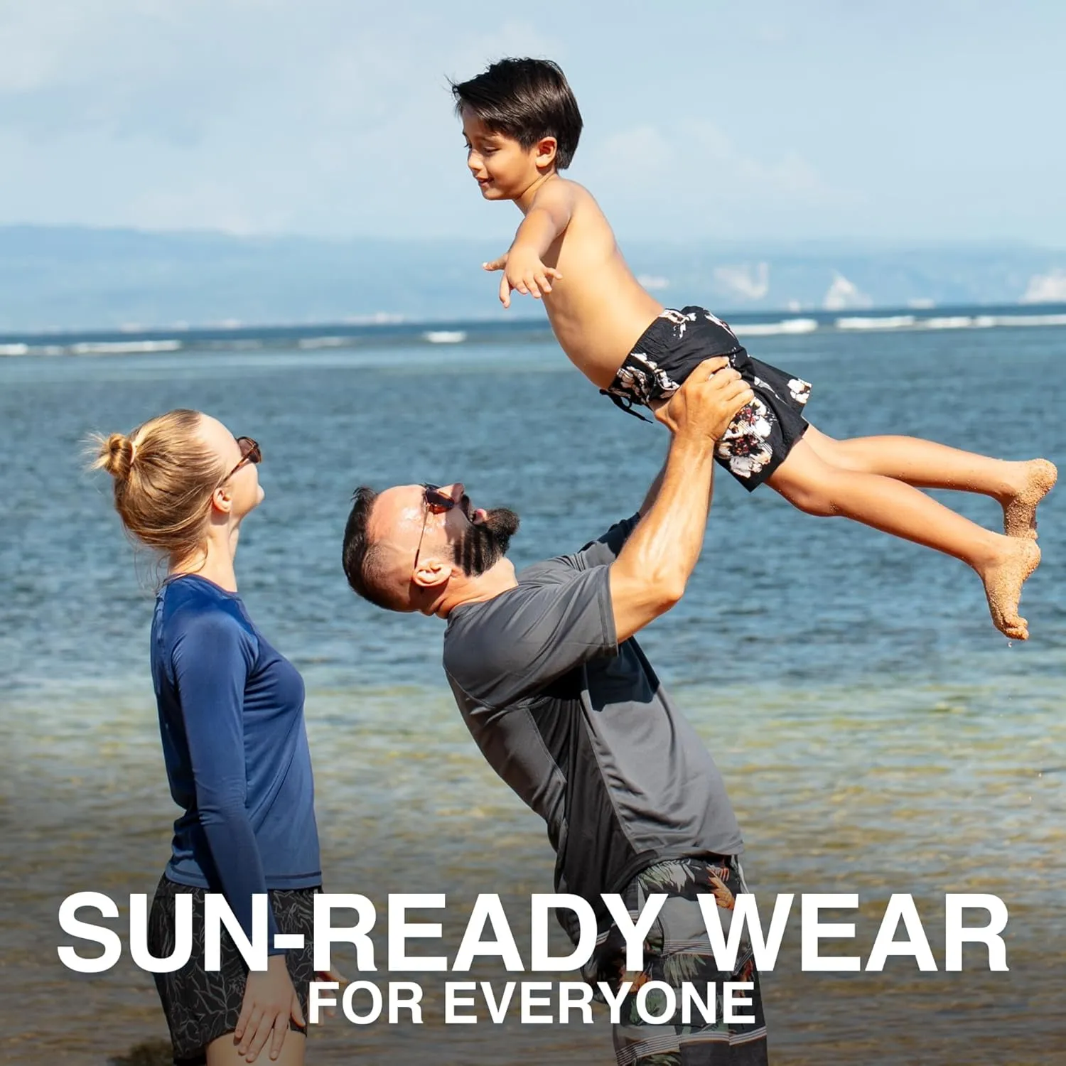Kanu Surf Echo Boys Swim Trunks with UPF 50  Sun Protection-Quick Dry Boys Swimsuit