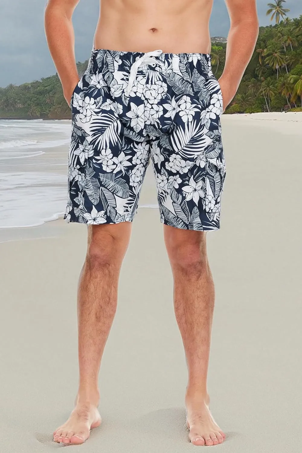 Kanu Surf Havana Men's Swim Trunks Quick Dry Swim Shorts Bathing Suit Men, 5.5 to 7 " Inseam (Regular and Extended Sizes)