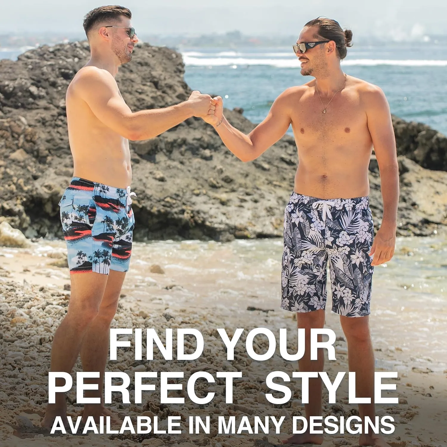 Kanu Surf Havana Men's Swim Trunks Quick Dry Swim Shorts Bathing Suit Men, 5.5 to 7 " Inseam (Regular and Extended Sizes)