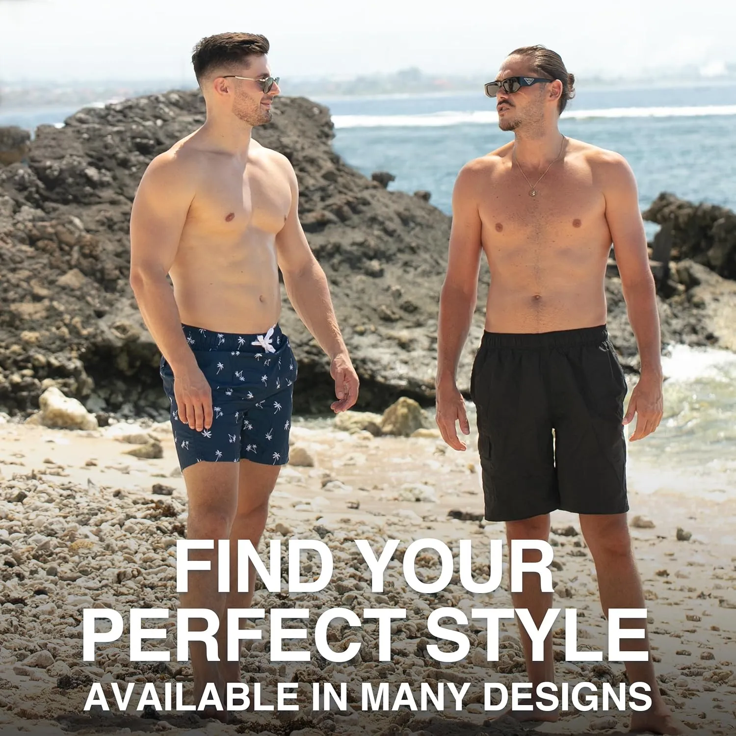 Kanu Surf Havana Men's Swim Trunks Quick Dry Swim Shorts Bathing Suit Men, 5.5 to 7 " Inseam (Regular and Extended Sizes)