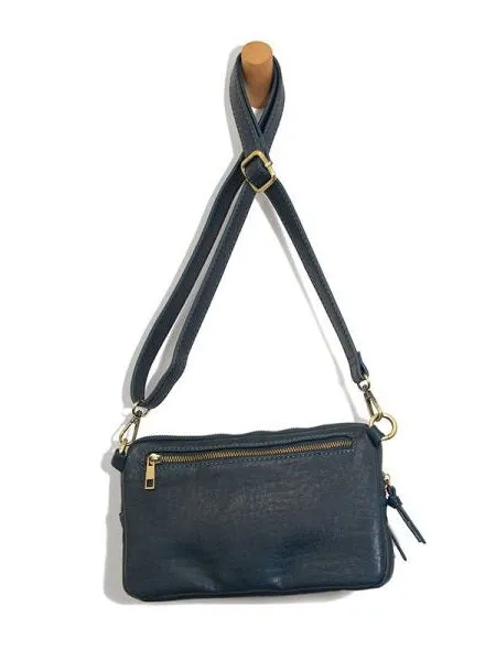 Kendra Cargo Pocket Sling / Crossbody Bag - L8185-57  -  Women  DENIM
