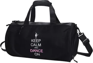 kilofly Girl's Ballet Dance Sports Gym Duffel Bag Shoulder Travel Carry On