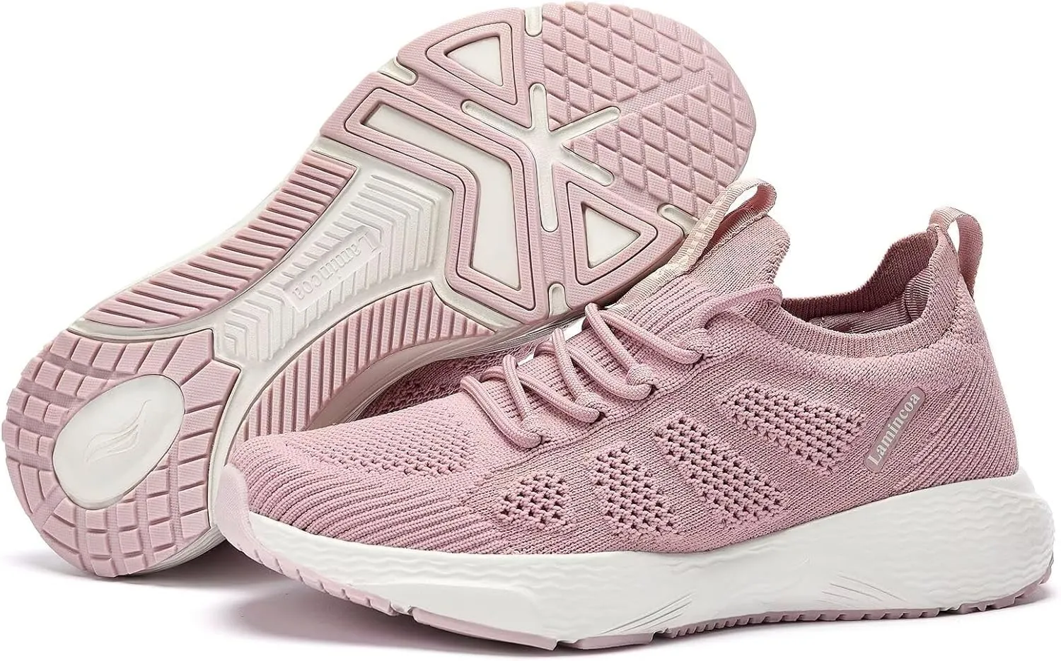 Lamincoa Women's Walking Running Sneakers Slip on Tennis Shoes Casual Athltic Gym Workout Sneakers