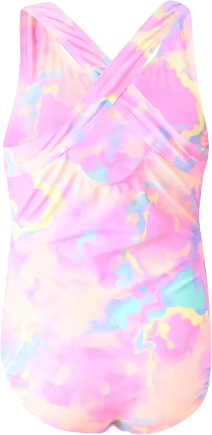 Lands' End Girls' Swimwear UPF 50 One Piece Swim Suit (XS-XL)