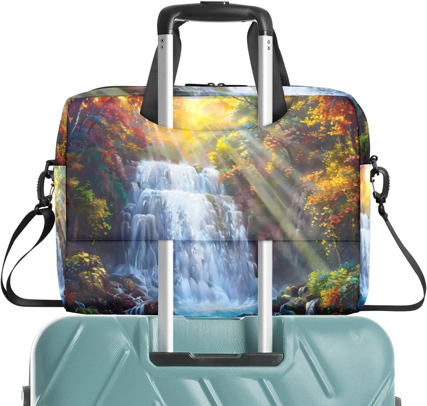Landscape Laptop Sleeve Case 14 15 15.6 inch, Landscape Laptop Briefcase Shoulder Bag Waterproof Travel Computer Cover Carrying Bags