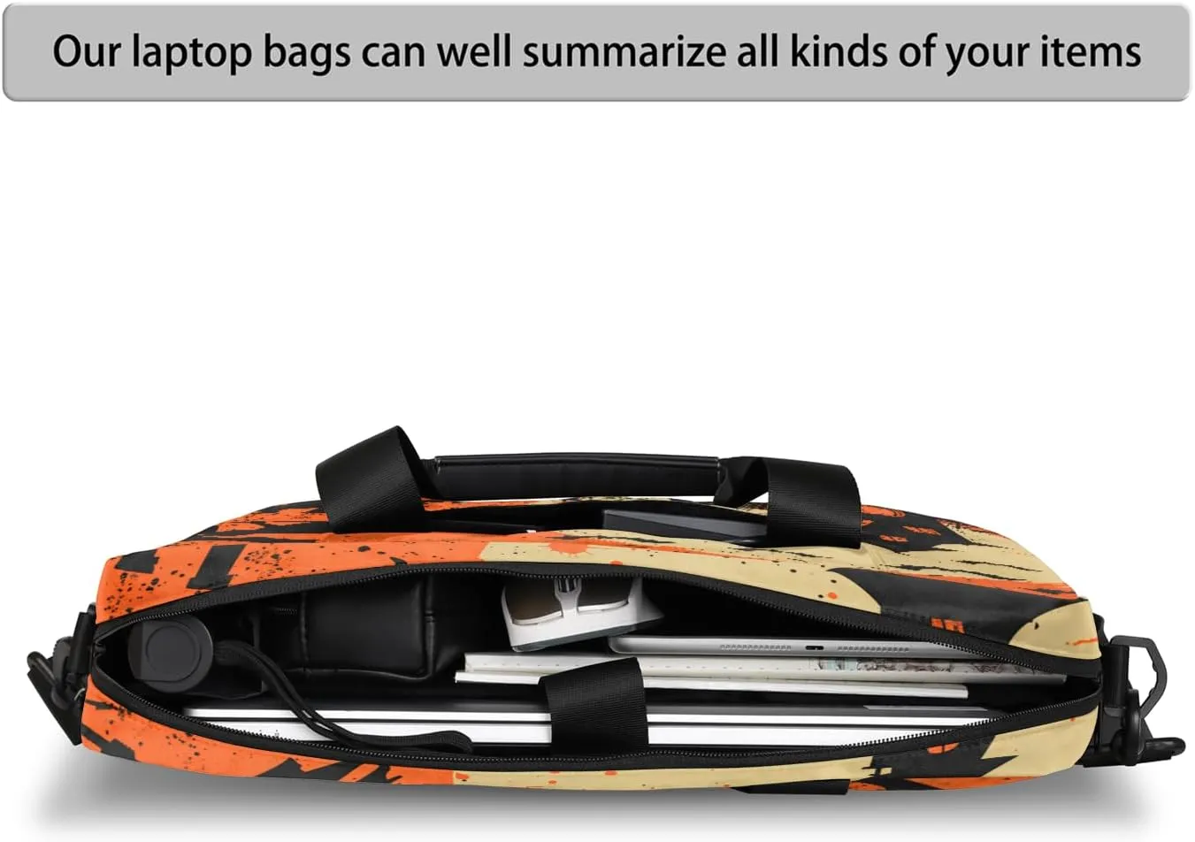 Laptop Bag 15.6 Inch Laptop Sleeve Case with Shoulder Straps Computer Slim Briefcase for Men and Women