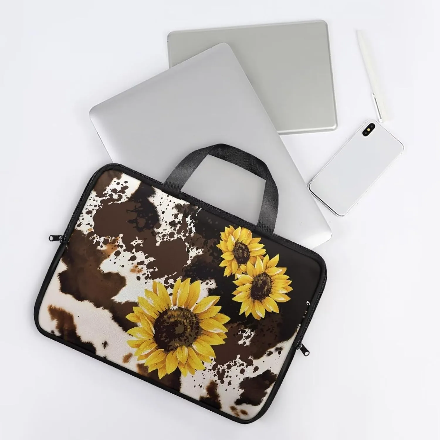 Laptop Bag for Women Men Waterproof Carrying Case Zipper Computer Handbag for Office Business 10 Inch- 17 Inch