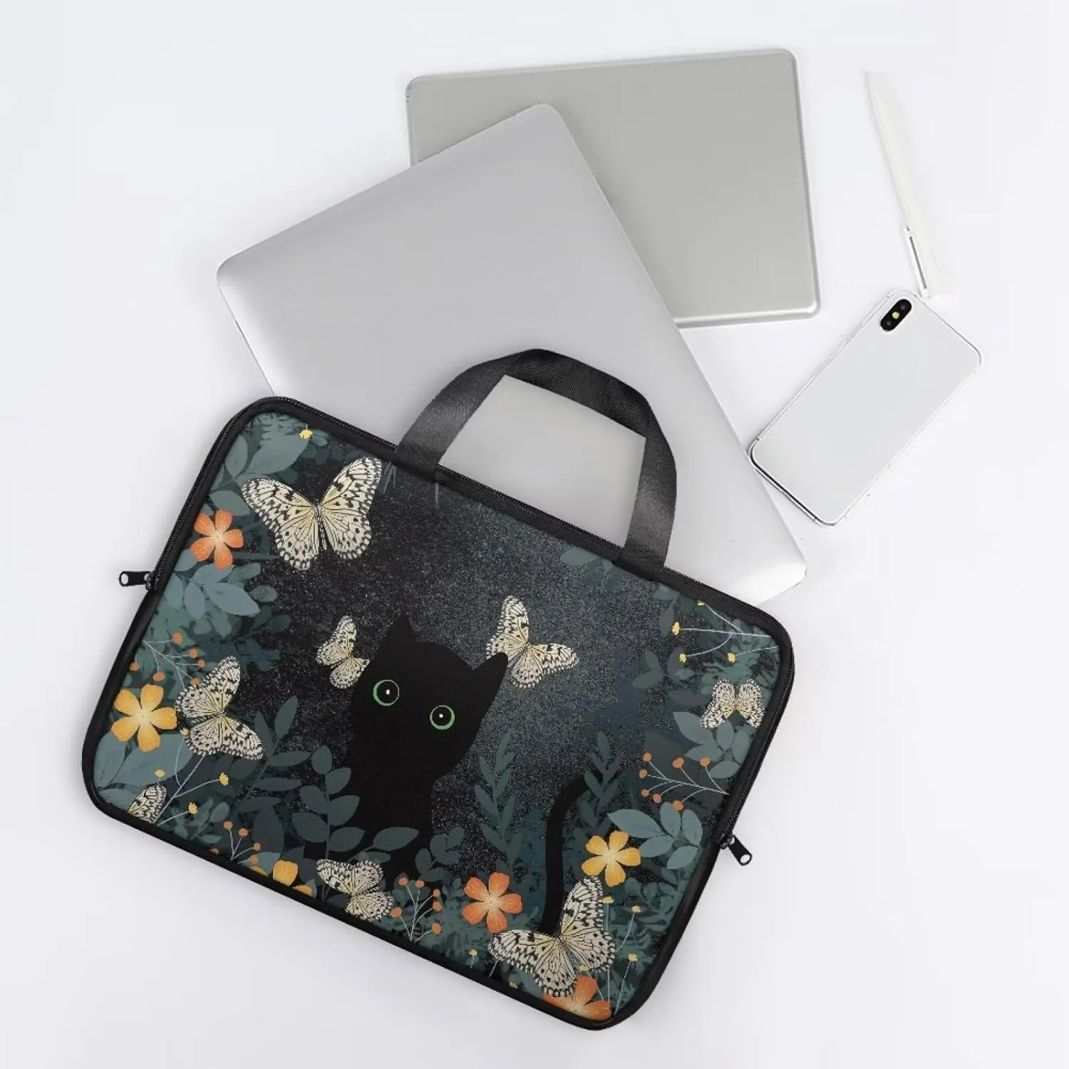 Laptop Bag for Women Men Waterproof Carrying Case Zipper Computer Handbag for Office Business 10 Inch- 17 Inch