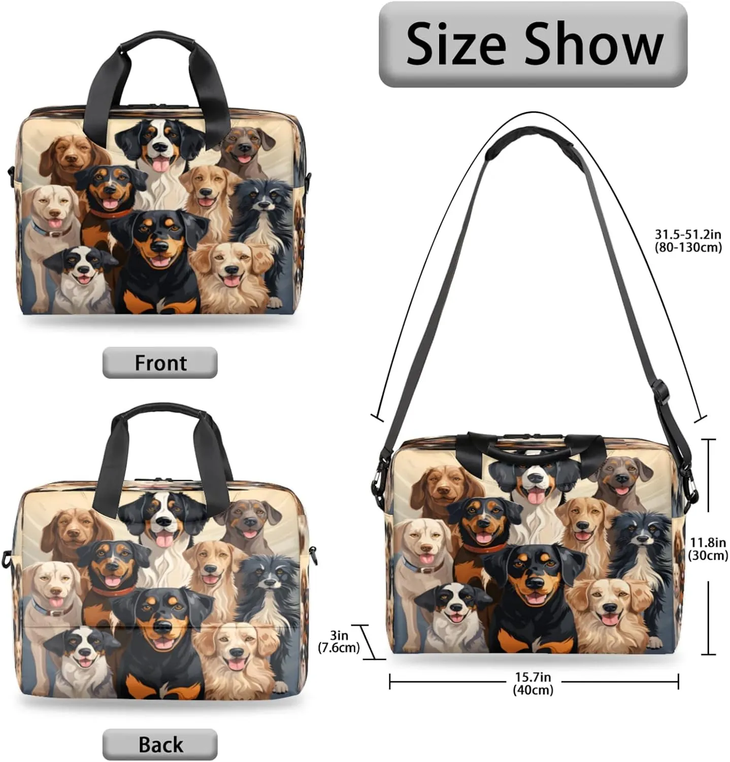 Laptop Carrying Case, Laptop and Tablet, Sleek Design, Water-Repellent Fabric, Business Casual, Casual Toploader