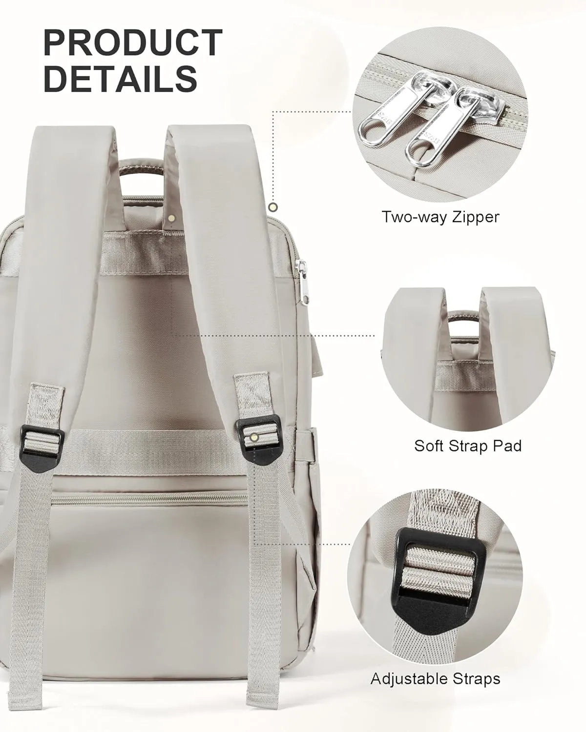 Large Travel Laptop Backpack for Men Women, Carry on Backpack Flight Approved with USB Charging Port, Business Work Hiking