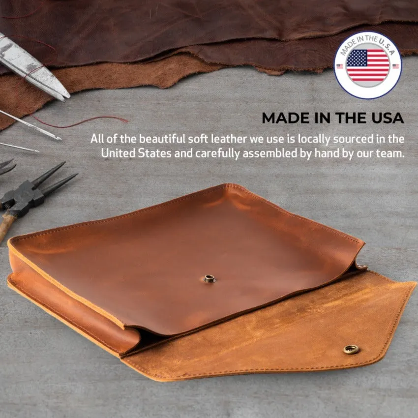 Leather File Folder and Document Holder