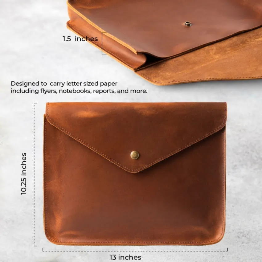 Leather File Folder and Document Holder