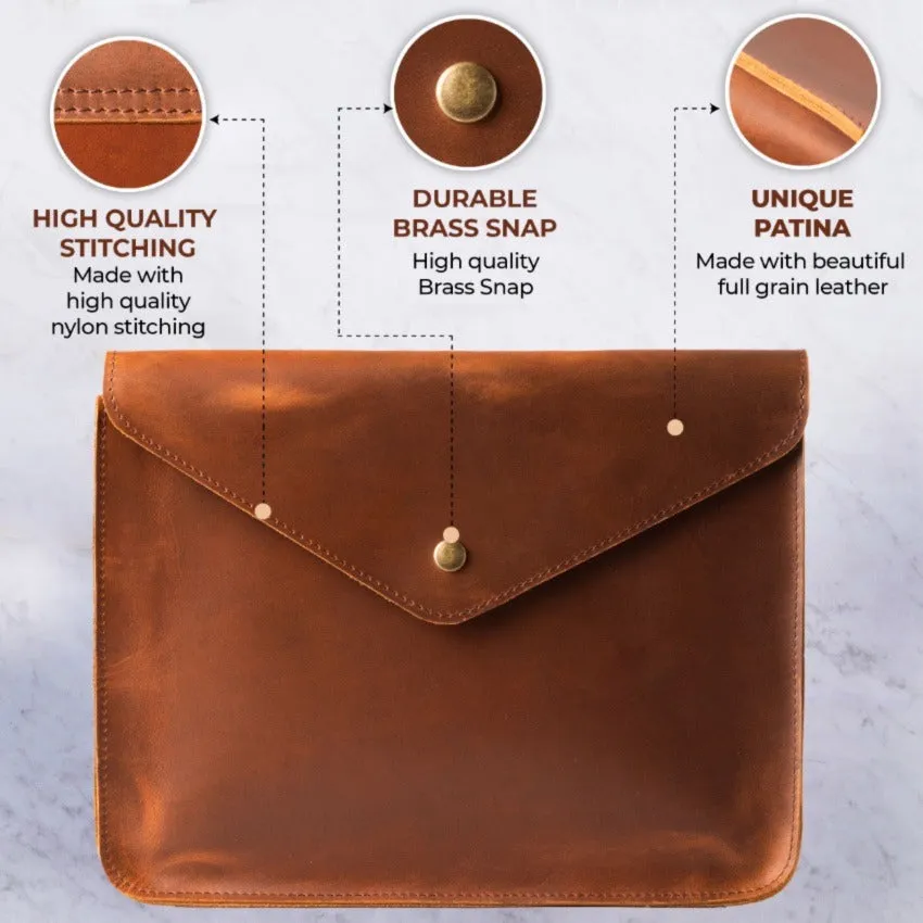 Leather File Folder and Document Holder