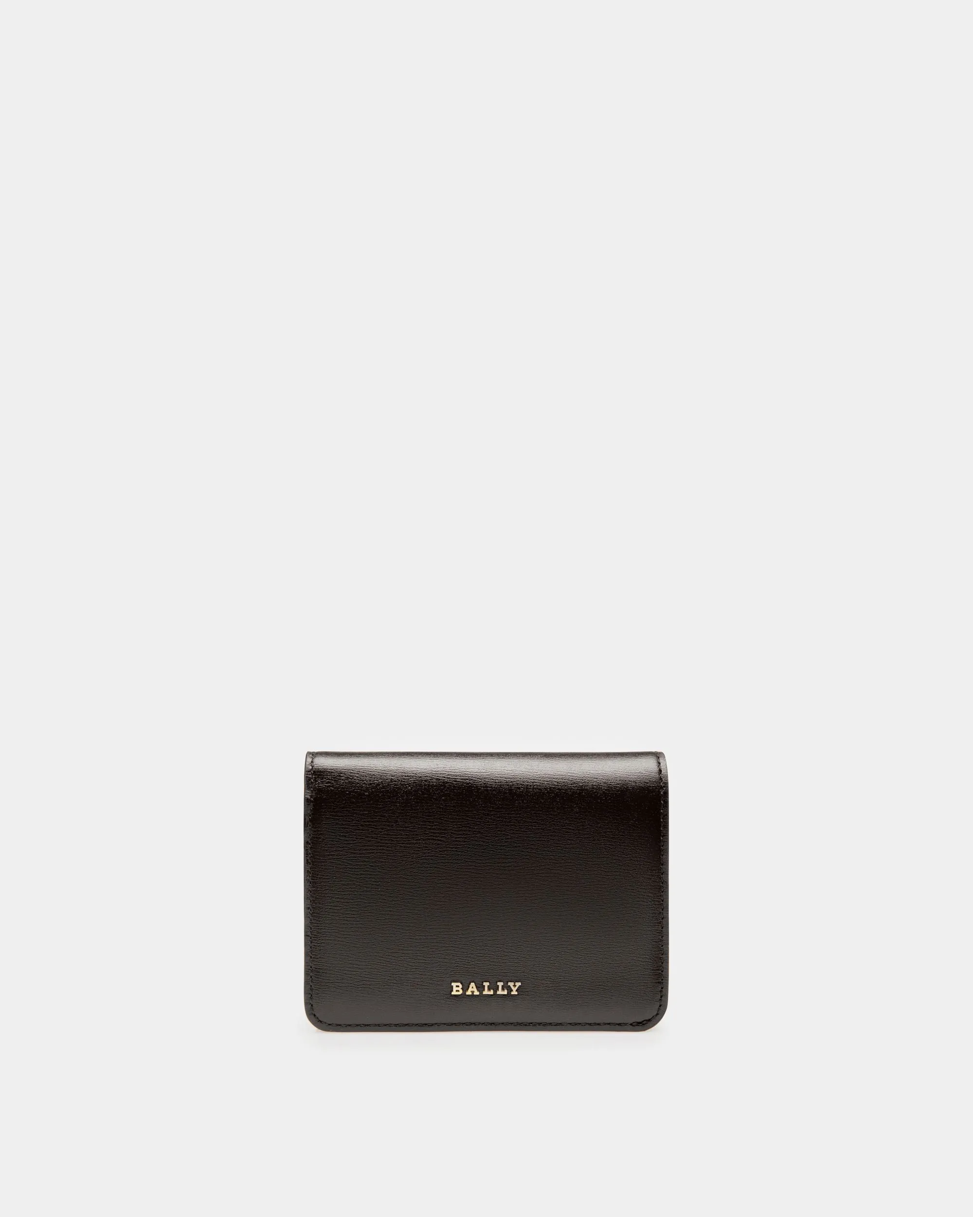 Lettes Leather Business Card Holder In Black
