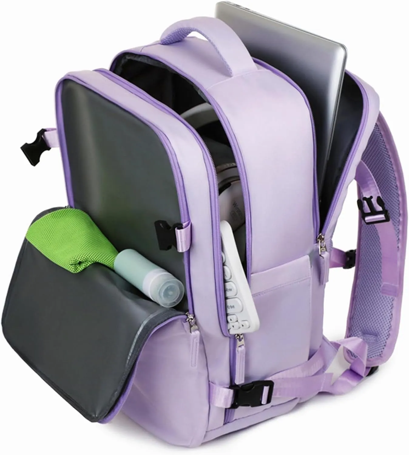 Levettevac Mochila, Levettevac Backpack, LevetteBag, Levette Bag, Large Capacity Bag with Separate Compartment (Grey)