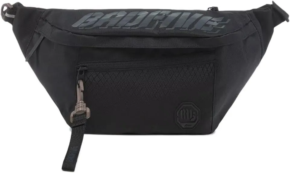 LI-NING BADFIVE Basketball Series Unisex Sling Crossbody Bag Chest Pack Black