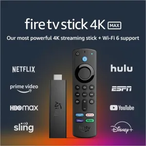 Like-New Fire TV Stick 4K Max streaming device, Wi-Fi 6, Alexa Voice Remote (includes TV controls)