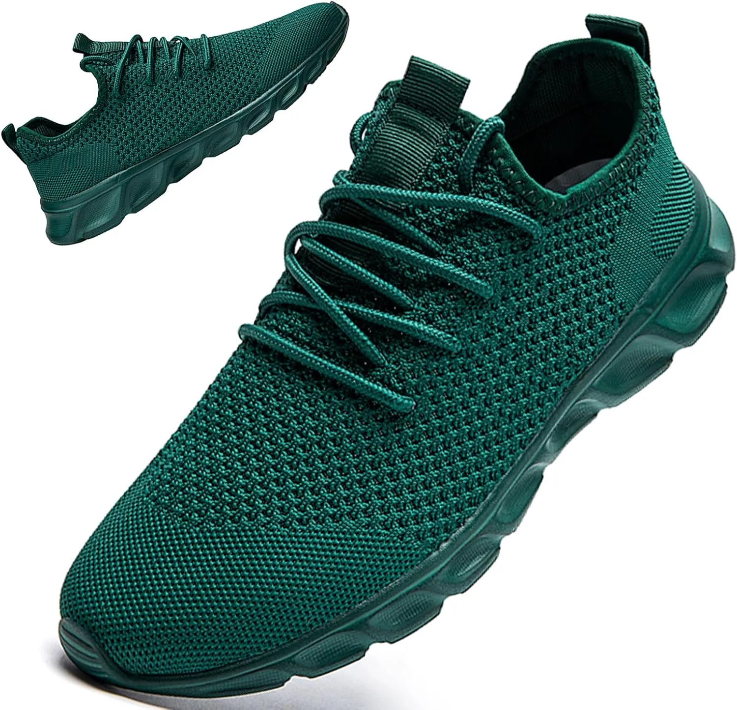 Linenghs Mens Running Shoes Tennis Gym Sneakers Casual Slip On Walking Lightweight Athletic Workout Breathable Fashion Sports Shoes